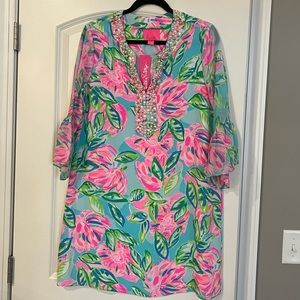 NWT Lilly Pulitzer Elenora Silk dress.  Size M